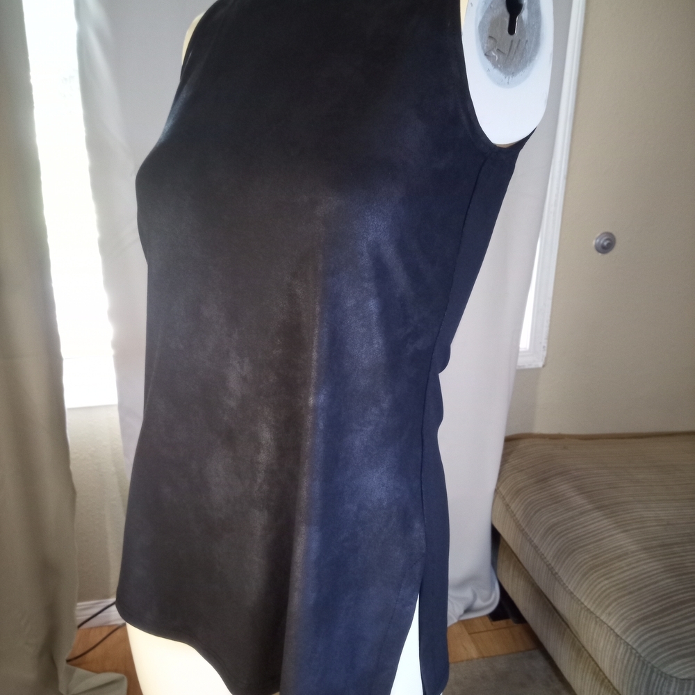 Sympli Blue Asymmetrical Halter Sheath Dress